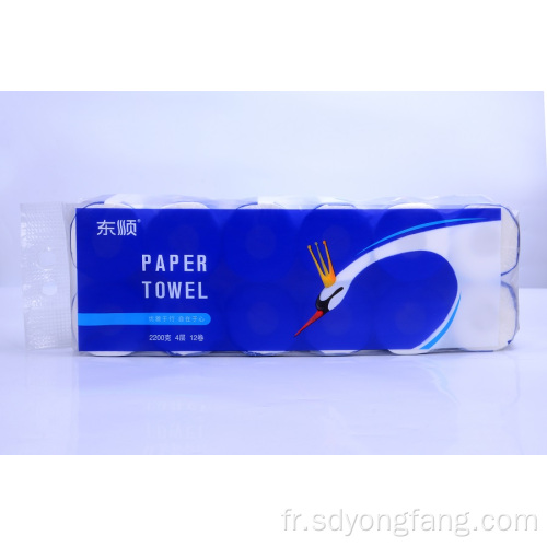 Papier hygiénique doux 3 plis en papier hygiénique